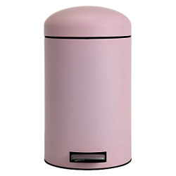 Brabantia Retro Pedal Bin, 12L, Mineral Pink